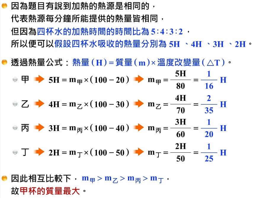 熱量與比熱